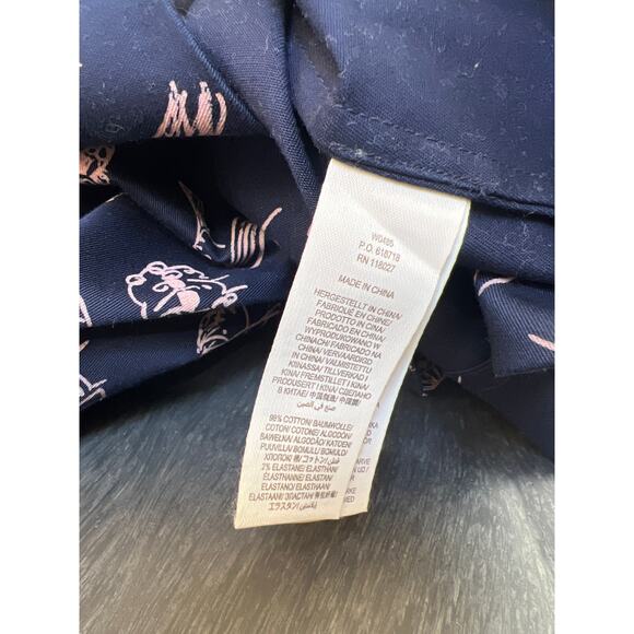 Boden Iona Chit Chat Button Detail Sheath Dress Women's Size 4L Blue - Picture 5 of 5